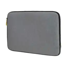 DICOTA Skin FLOW - Housse d'ordinateur portable - 13" - 14.1" - gris, jaune (D31743)_5